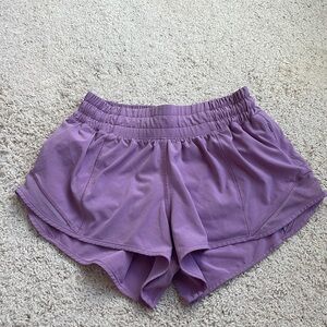 Lululemon purple Hotty Hot shorts (size 2, 2.5 inseam)